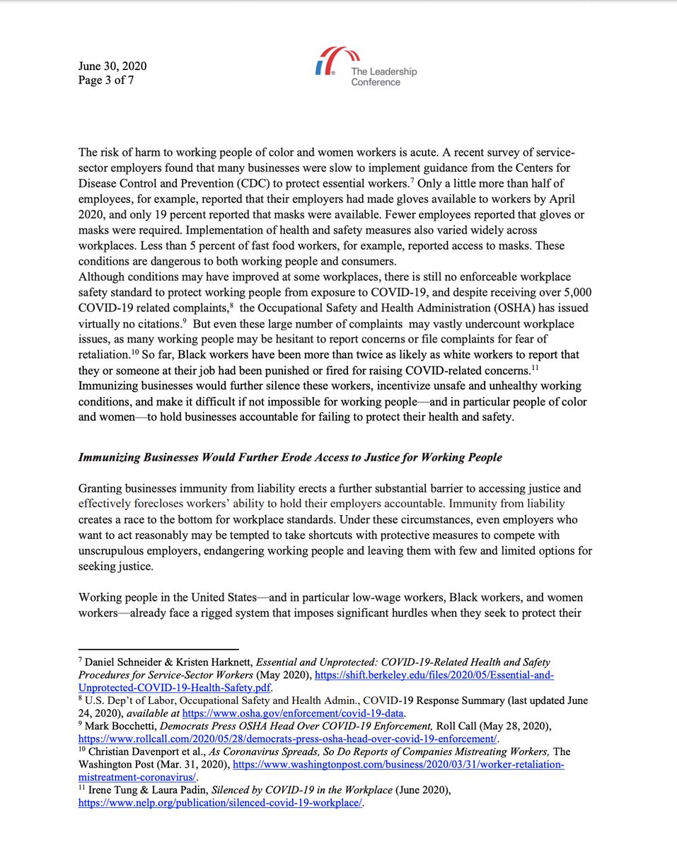 Screenshot of page 3 of the letter. The full text of the letter can be found at the link in the original tweet.