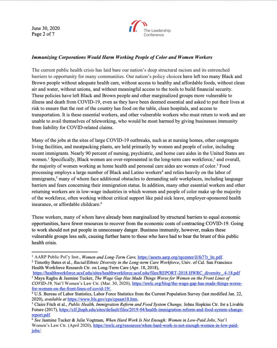 Screenshot of page 2 of the letter. The full text of the letter can be found at the link in the original tweet.