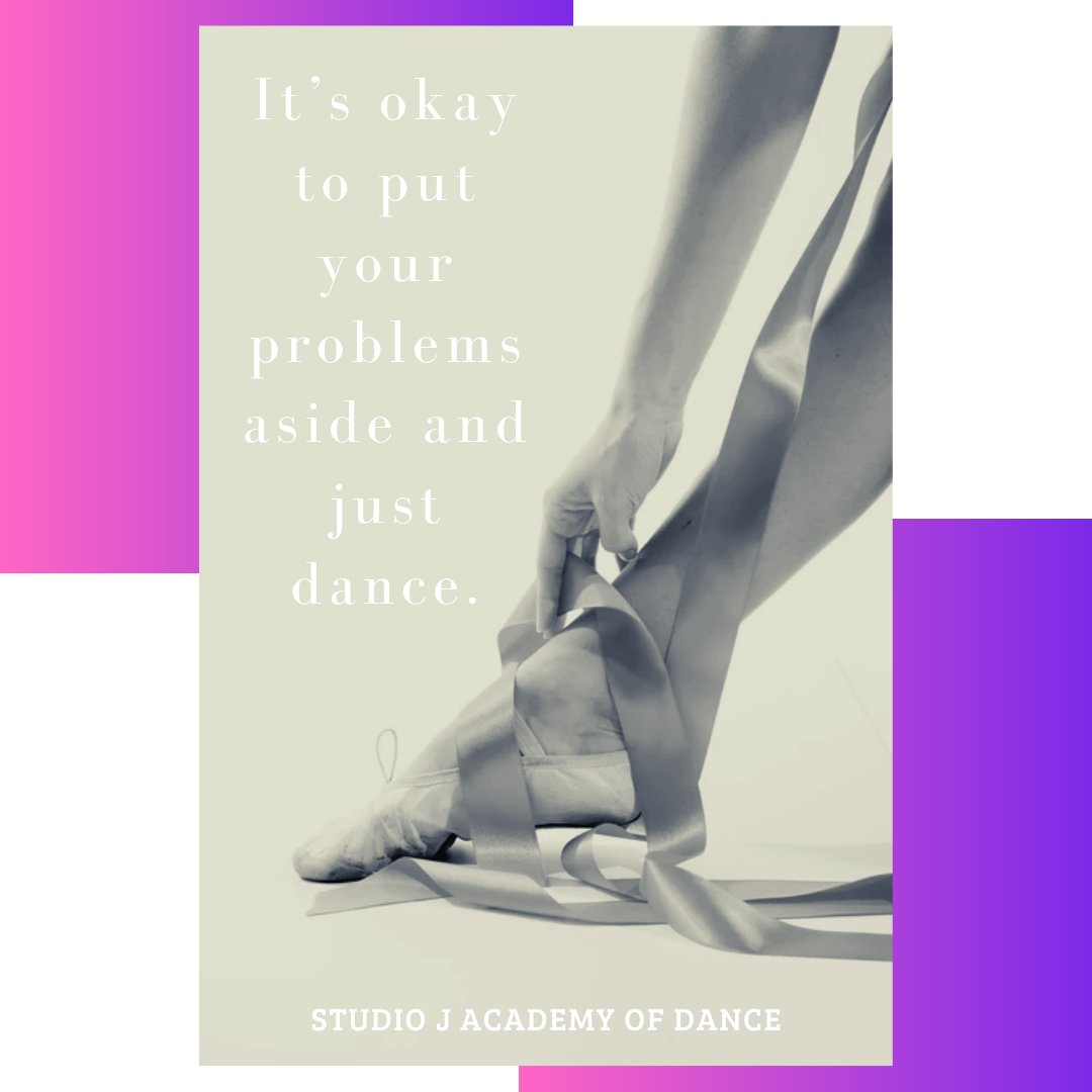 StudioJ5678's tweet photo. "It’s okay to put your problems aside and just dance."
https://t.co/EE7UgLlwlS
ctto
#motivation #motivationalpost #dancequotes #dancemotivation #motivationfordancers #inspiration #danceclass #dancelesson #dance #ohio #dancecoach #dancetraining #danceteacher #ilovedance #lovedance https://t.co/WTbqZpa6Pk