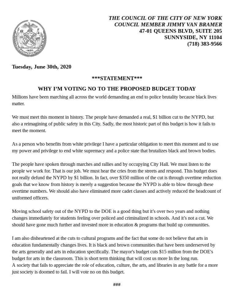 Jimmy Van Bramer tweet media
