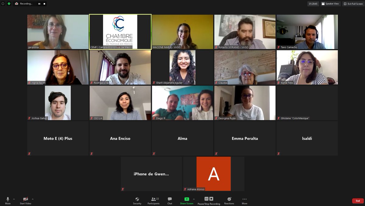 chambremexfran's tweet photo. Participantes del Webinar👩‍💻💻👨‍💻💻
29 de Junio
“ Procesos de importación/exportación entre México y Francia”

Las exportaciones como abanico de oportunidades para ofrecer tus productos en el mercado global.
Conoce los procesos.

#CEMF2020 #MexiqueEnFrance #BusinessMexiqueFrance https://t.co/l6syO2RpDq
