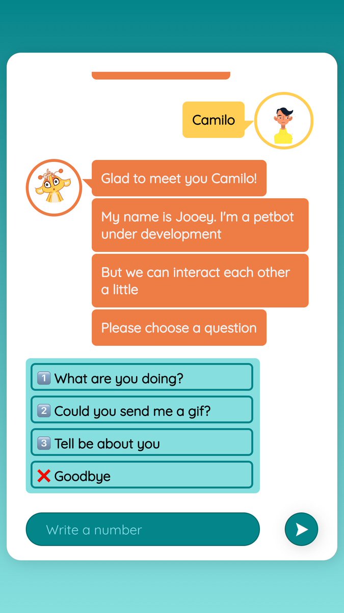 equiman's tweet image. ✅ First @reactjs workshop
✅ First @reactjs project
Petbot (Mobile First):
react-petbot.equiman.vercel.app
Thanks to @reactcba an excellent community and @CaroBsts our mentor and teacher 👏👏👏
#PetBot #ReactWorkshop #React