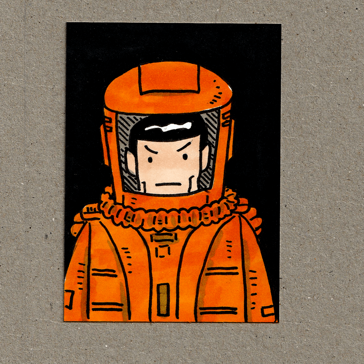 Competition time!!   

Simply RT &amp; be following me to go into the running to win the "TMP cut scene EVA Spock" sketch card - drawn Friday night (3/7/20 at 8:00pm Hobart time).