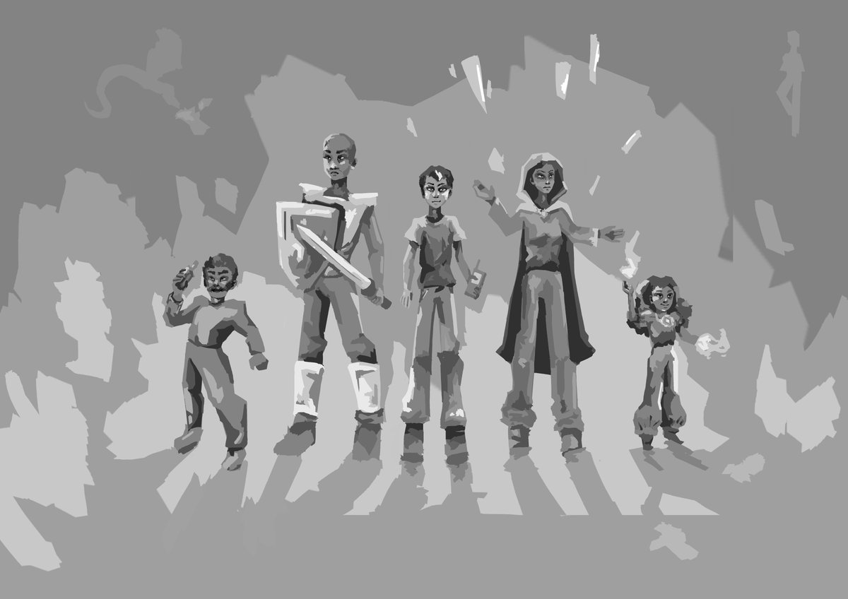 Cub326692458's tweet photo. Working on an #illustration of @Magium_games 's awesome characters! If you have never read #magium , please do. It's awesome. https://t.co/dUoJV9SjkJ