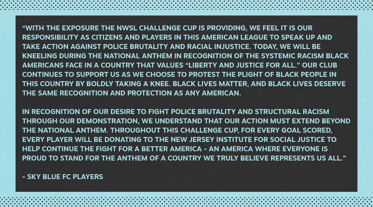 GothamFC's tweet photo. A Message From the Players https://t.co/nvC5TES5cQ