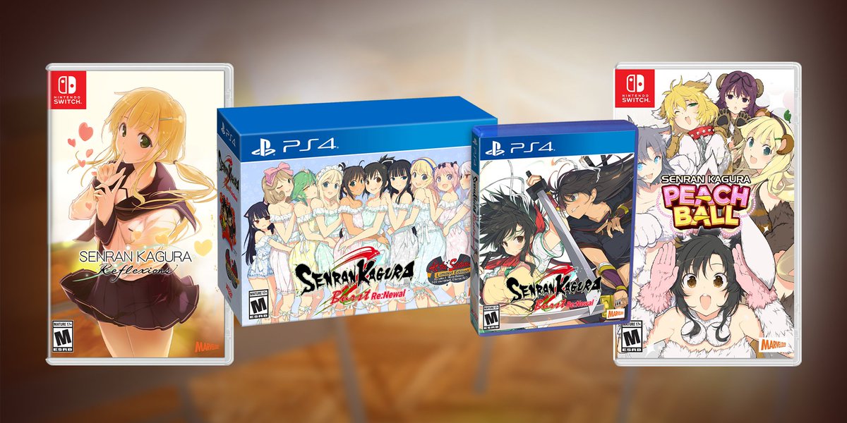 Limited Run Games on X: We have a bunch of Senran Kagura games