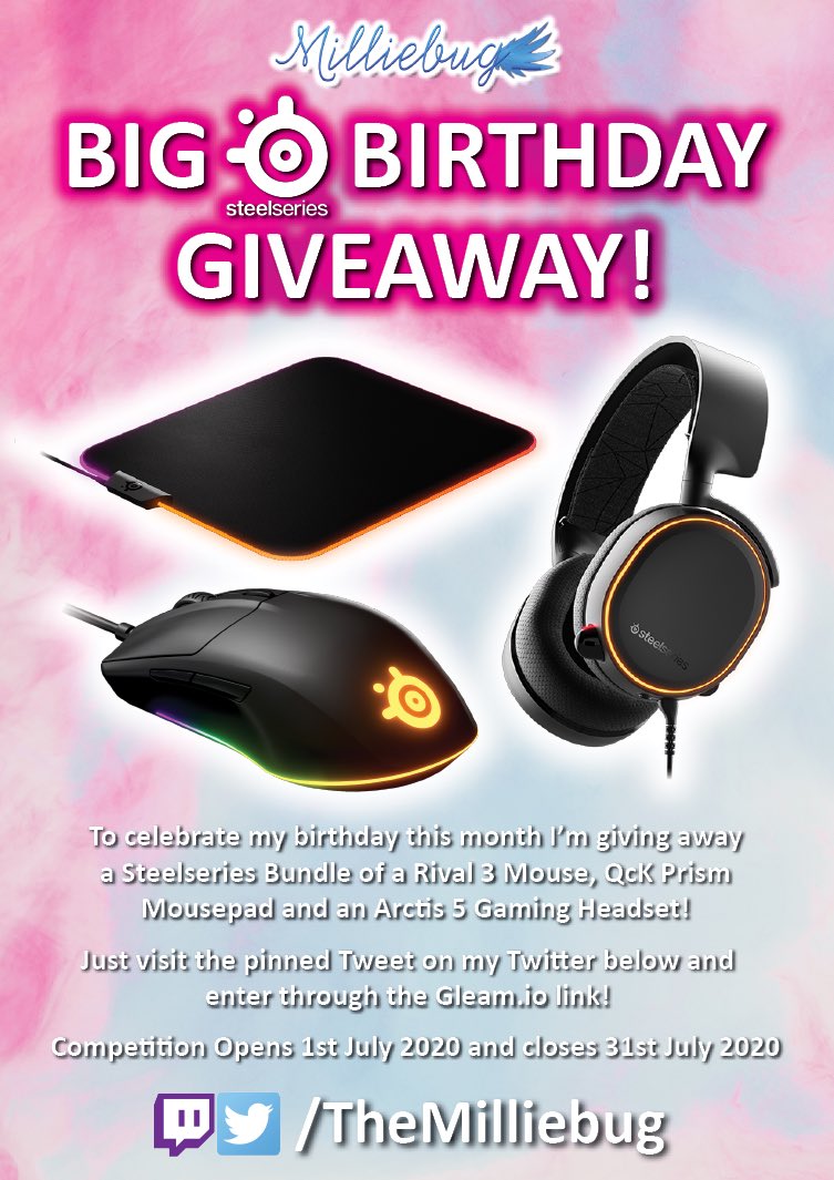 ✨ G I V E A W A Y ! ✨

Fancy winning some swag?

One winner will win these three SeriesGoodies!

To enter:
gleam.io/K0bb7/minifam-…

Tag a friend who’d like to get their hands on these bad boys 💜