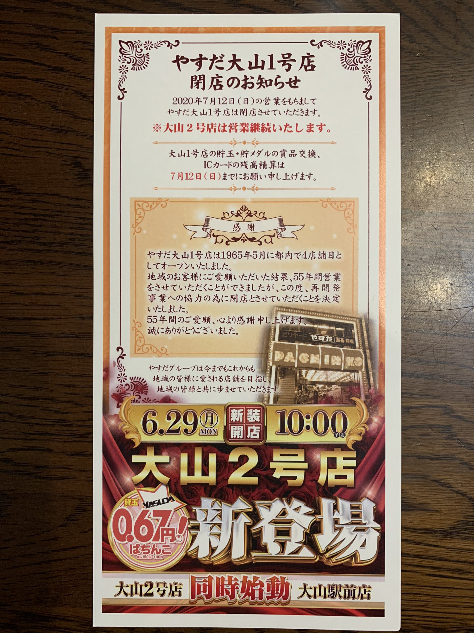 めこぶ Tokyo On Twitter 東武東上線大山駅界隈は高架化し 商店街のハッピーロード大山 は大きな道路が通って分断されちゃう予定だけど 都内4店舗めとして1965年5月にオープンした やすだ大山1号店が再開発事業への協力の為に閉店するそう 2号店はもろ計画地