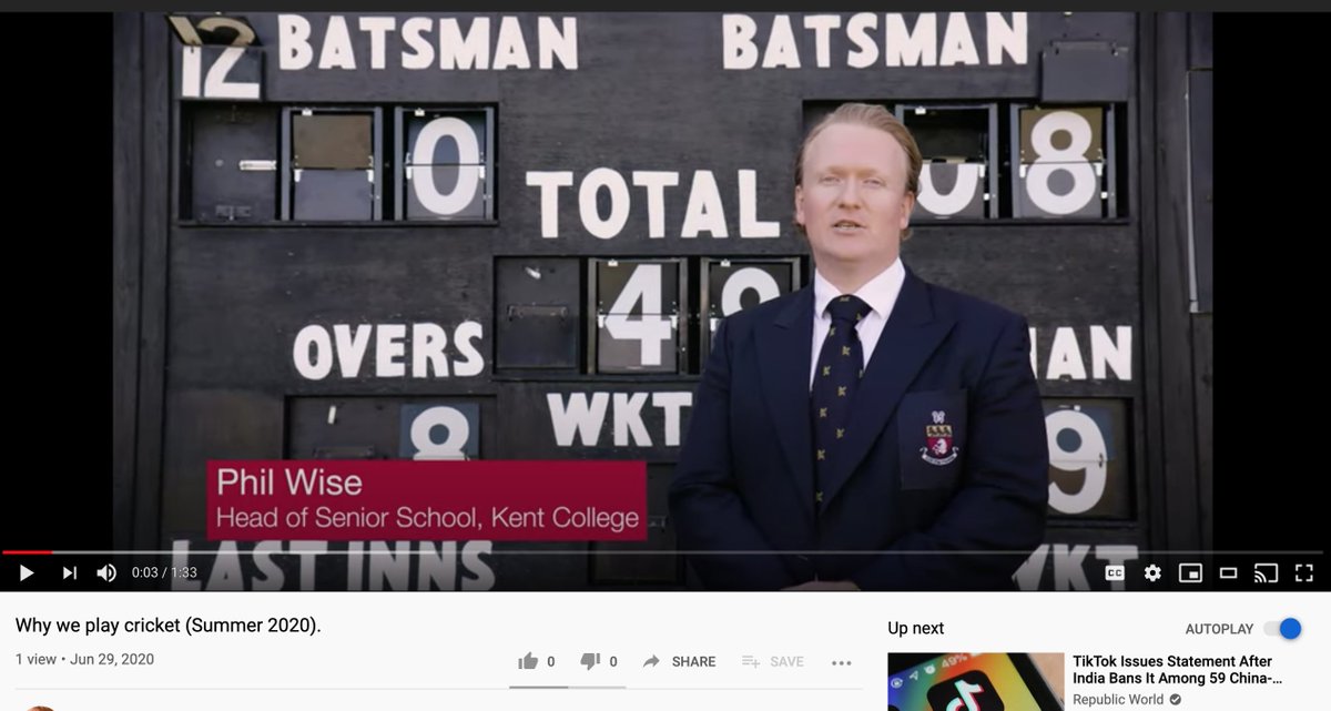 MTSCricket's tweet image. Our Final 'Where are they now' episode welcomes back Phil Wise, Head Master at Kent College:

Click the link below👇youtube.com/watch?v=TF20jc… 

My thanks for all our OMTs that have contributed throughout the last 10 weeks!

#ThenNowForever
@OMTCricketClub 
@MTSN_Sport