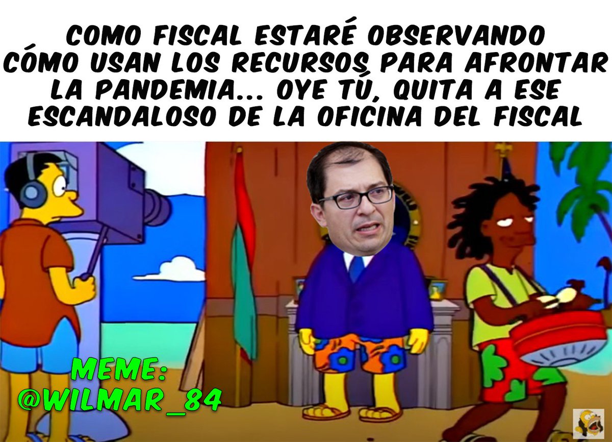 Colombia Simpson على تويتر: "Mientras tanto el Fiscal Barbosa en ...