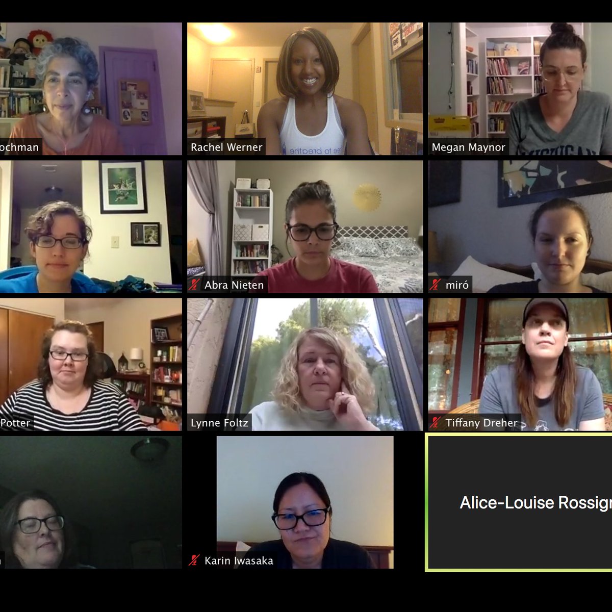 therealscripts's tweet photo. I could have Zoom'd all night with my @loftliterary students in our first "Reading &amp; Writing Diverse #KidLit and #YA" group chat. #amwriting https://t.co/R79v6Htc4E