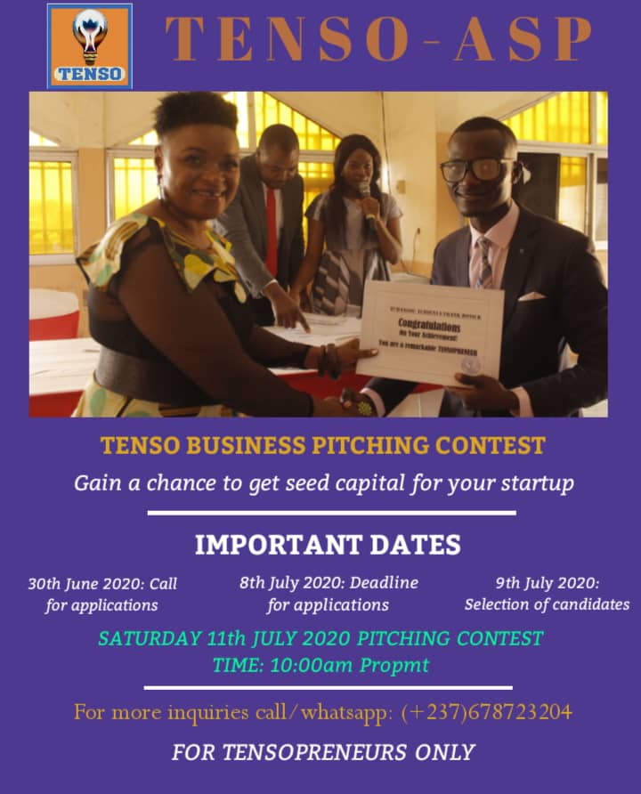 tensebaschool's tweet photo. TENSO BUSINESS PITCHING CONTEST
A call for applications to all trained entrepreneurs of TENSO-ASP I &amp; II https://t.co/up6SnSJs3Q