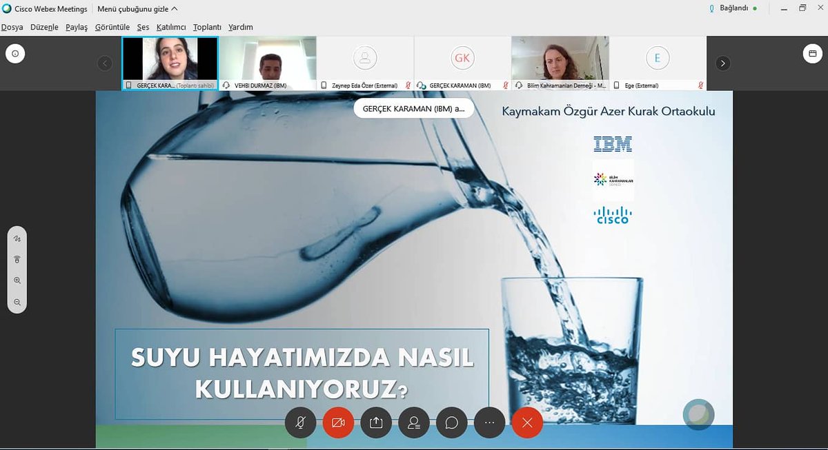 fucar07's tweet photo. @BilimKahraman ve @IBMTurk gönüllüleri Gerçek Karaman ve Vehbi Durmaz ile "Suyun Önemi" için bir araya geldik. Keyifli sohbet için teşekkürler. @RobokodK https://t.co/imwrZdGbnG