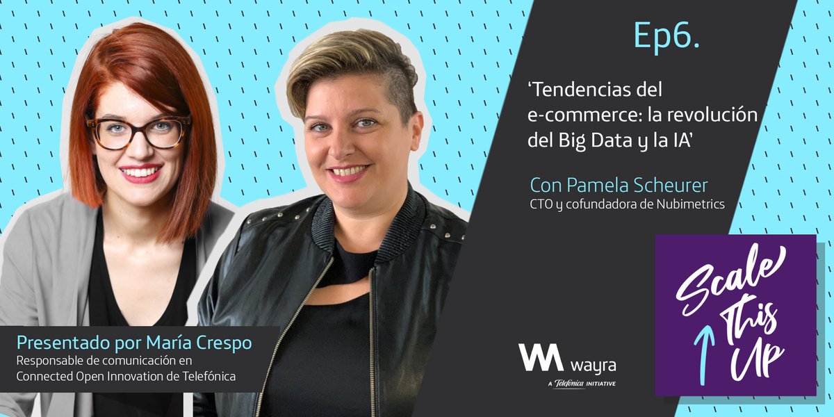 FabianHdezR's tweet photo. #ScaleThisUp | 📻¿Sabes cómo la Inteligencia Artificial y el Big Data son capaces de revolucionar el e-commerce? En este #podcast, hablamos con @pamejujuy de @nubimetrics, una startup de @WayraAr Escúchalo aquí https://t.co/7O0Z7IhKpd
Apoya @WayraCo #MovistarEsInnovación https://t.co/43pb3zO1mD