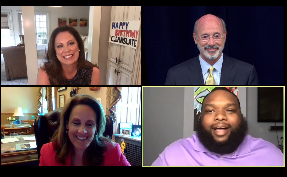 laurenkrisai's tweet photo. Watching an inspiring virtual event celebrating the anniversary of PA's Clean Slate law, which has automatically sealed over 34 million cases and nearly 47 million offenses in its first year. Featuring boss lady @holly_harris, Gov. @TomWolfPA, & sponsors @RepHarris @RepDelozier https://t.co/75eReT9Bxi