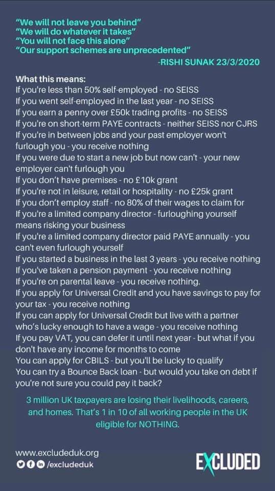 NikkiPr's tweet photo. #100daysexcluded for the 3M taxpayers #ExcludedUK receiving NO support thrown under the bus and left behind by the govt. I was #deniedfurlough living on £0 my family thrown into debt struggling to survive &amp; put food on table 

@Kier_Starmer please help us we need YOUR support. https://t.co/ErvBfn9vDy