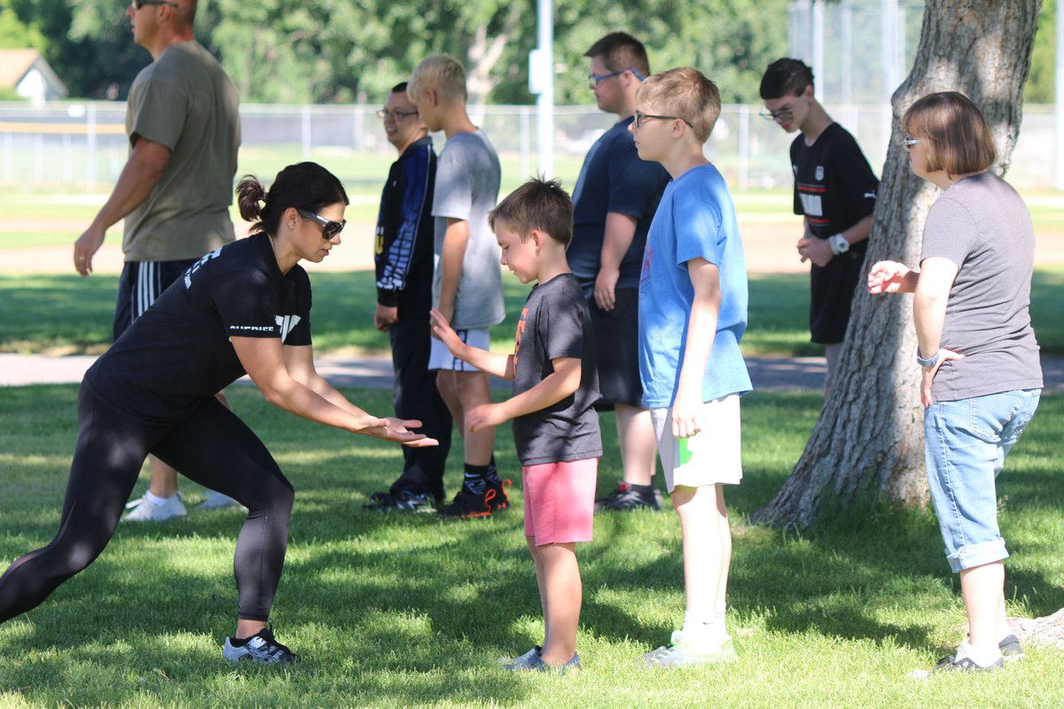 DouglasSheriff's tweet photo. "DCSO was honored to host a “Workout with Law Enforcement” day at Lampe Park in Gardnerville for Special Olympics Athletes, an event which concluded the ‘DCSO Special Olympics Fitness Challenge’." Read full press release here https://t.co/YFm6K3xHZu https://t.co/6fdXkUx6au