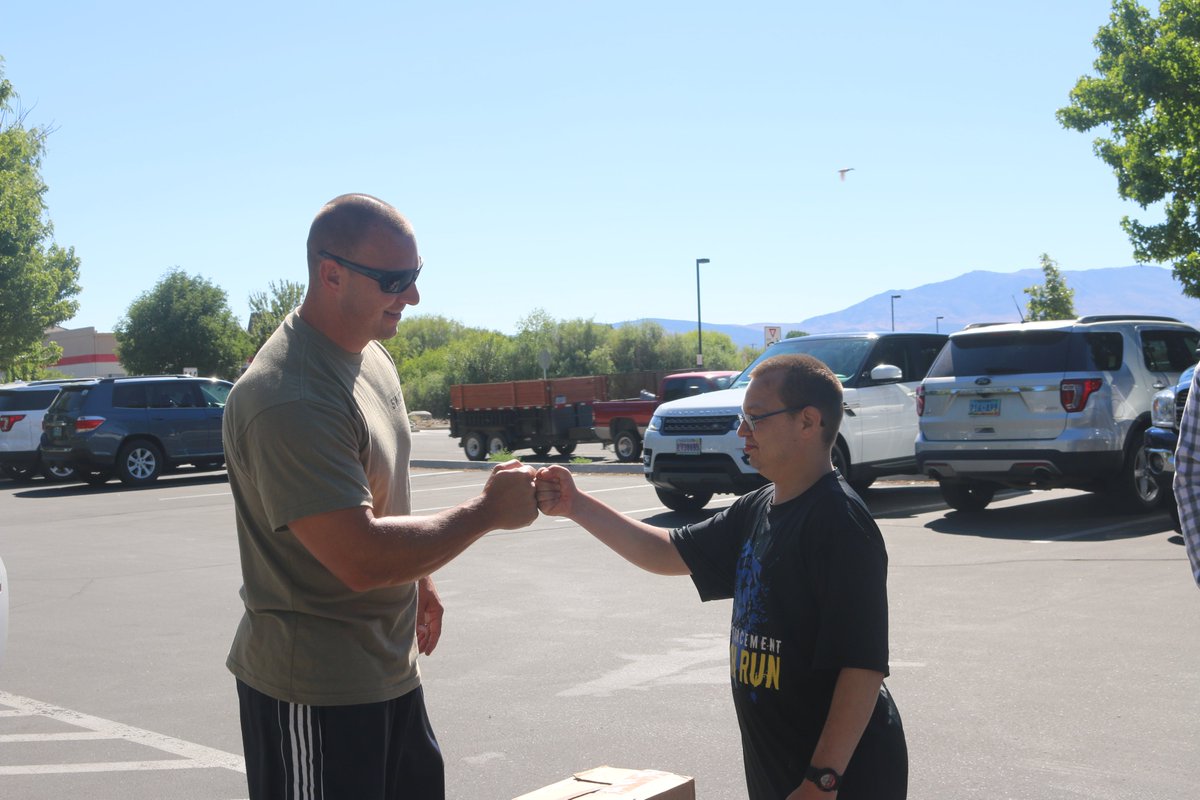 DouglasSheriff's tweet photo. "DCSO was honored to host a “Workout with Law Enforcement” day at Lampe Park in Gardnerville for Special Olympics Athletes, an event which concluded the ‘DCSO Special Olympics Fitness Challenge’." Read full press release here https://t.co/YFm6K3xHZu https://t.co/6fdXkUx6au