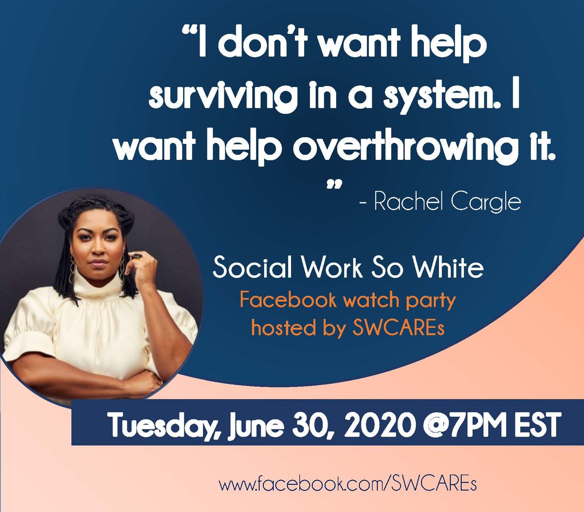 SWCARES2's tweet photo. Three hours from now. Who's in?
#SocialWorkSoWhite #SWCaresChat #MacroSW https://t.co/MvgYNAddvN
