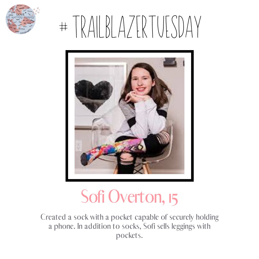 Pretty2Me_LYF's tweet photo. 🌸 #TrailblazerTuesday! 🌸⁠
"If you've ever found yourself wearing socks or leggings and wishing there were pockets, Sofi Overton, 13, has the product for you: Wise Pocket." Source: Business News Daily⁠
•⁠
•⁠
•⁠
#Pretty2Me #trailblazer https://t.co/oh2ghlSHCD