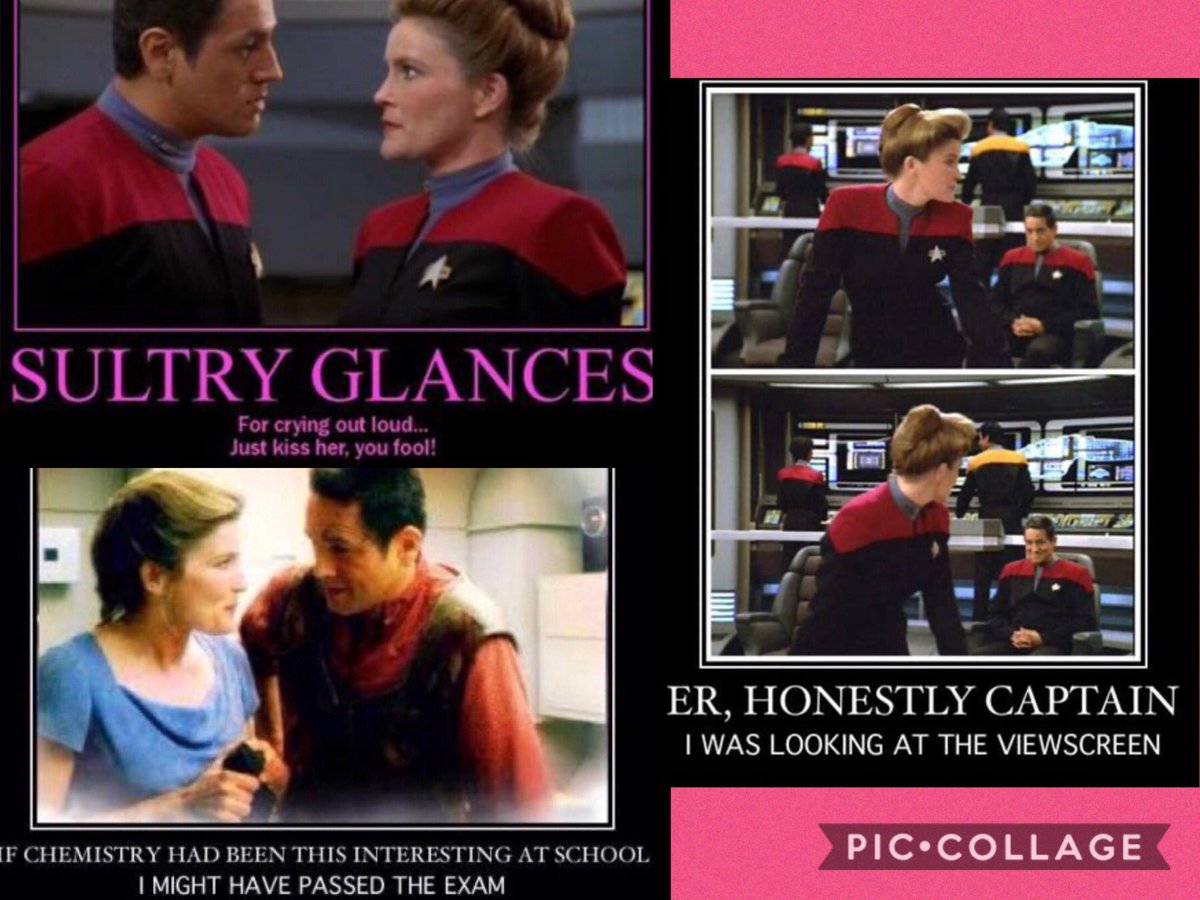 jemabean1's tweet photo. #30DaysofJC #JCjune Thank you @StarTrek #StarTrekVoyager @TheKateMulgrew and @robertbeltran74 for giving us one of the best and beloved couples in all of Trek!  Coming in late to this fandom I’m so happy to see that 25 years later this fandom is still thriving and growing! ♥️🥰😍 https://t.co/jOESxM55KD