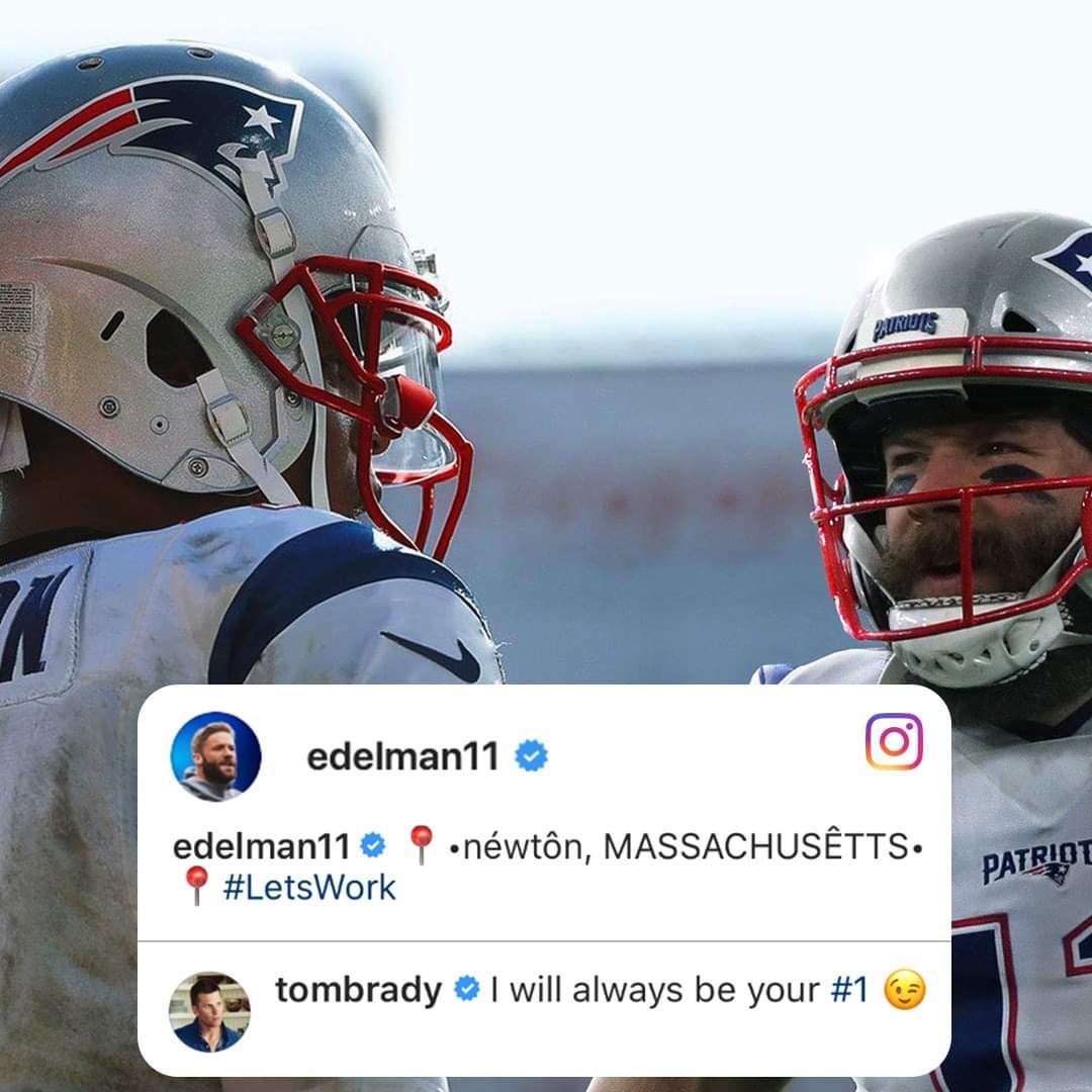 DaviDarky's tweet photo. Tom Brady es esa ex que te deja pero no soporta verte feliz con alguien mรกs.
Tu eres nuestro Hรฉroe @Edelman11
#Incredelman https://t.co/9i06kvPg3c
