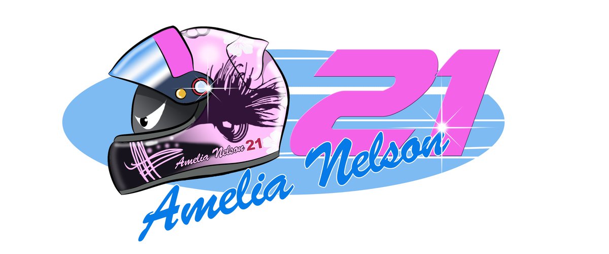 AmeliaKarting's tweet photo. Excited to reveal my new logo as well as announcing the launch of my new website 😜 link in bio Thanks to JakeDavis for the logo design 🙌#girlracer #karting #thisgirlcan #sponsored #drivelikeagirl #weraceasequals #sponsorship https://t.co/Uvgi6uNZQ7