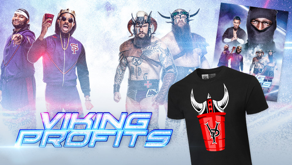 WWEShop's tweet photo. Join forces with the #VikingRaiders &amp; #StreetProfits and get the all new #VikingProfits Tee &amp; Poster! Exclusively at #WWEShop! #WWE 

https://t.co/te1KBOZbMP https://t.co/petZTaXm8w