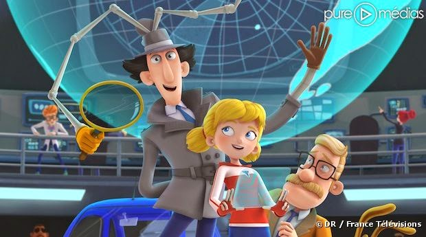 Like Inspector Gadget. No, not the 1999 Matthew Broderick movie, or the 2003 sequel where they recast Gadget with French Stewart... The 2015 computer animated TV series.