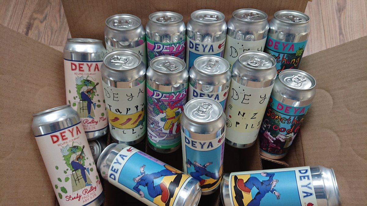 EuroboozerMart's tweet photo. I'm banned from #UKCBF for objecting to extreme pollitical views (lucky I wasn't sent to a Gulag 🙄), so here's my #HAUL 👇🍻
First time I've picked &amp; 'bought' beer for a long time. Thought I would pop my online cherry with @hopburnsblack &amp; @deyabrewery 
Great servuce guys 🙌 https://t.co/eqxFspziEX