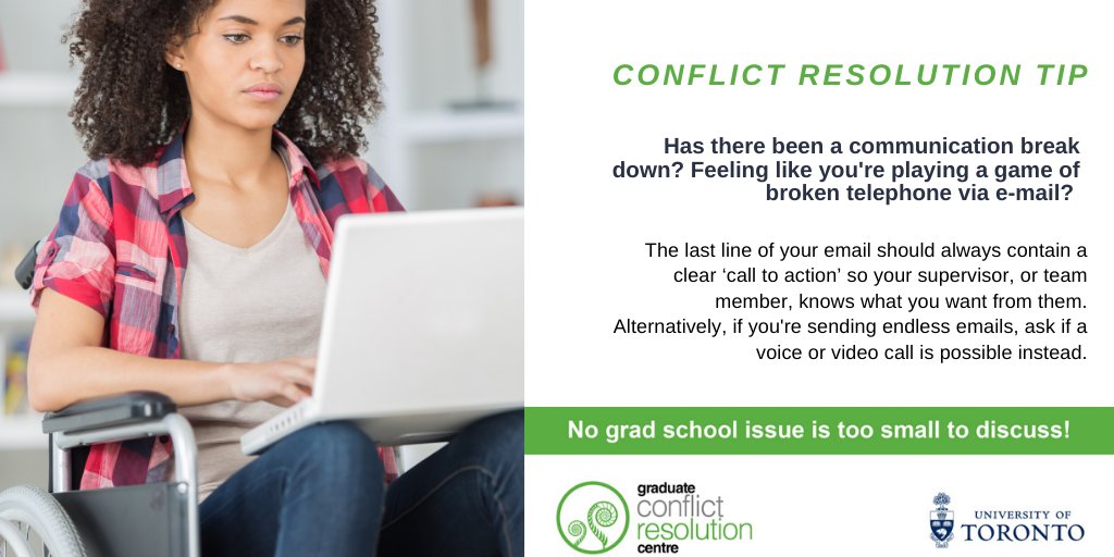 GradCRCUofT's tweet photo. Tip 1: Avoid the Broken Telephone Game https://t.co/QIkViwK9jF