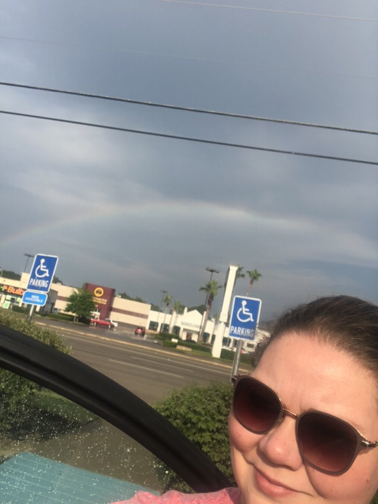 FullenMrs's tweet photo. Rainbow selfies are tough to capture. This is from several days ago.  #jpsummerselfiechallenge @jacktylerisd https://t.co/z3b6jHIYJL