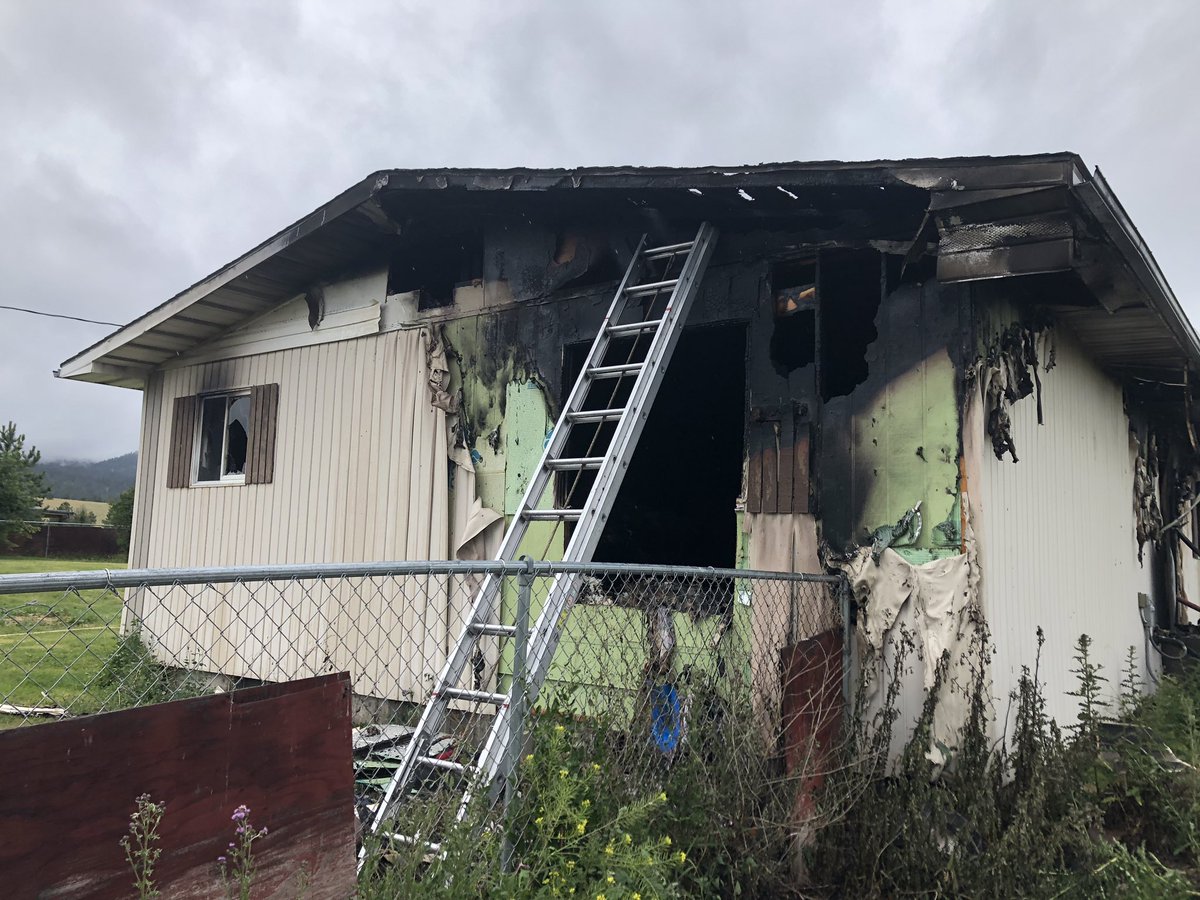 <a href="/MissoulaRural/">Missoula Rural Fire District</a> on scene #structurefire on Wornath Rd. One victim rescued and fire knocked down.