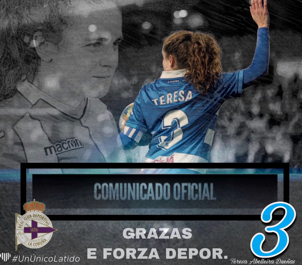 teresabelleira's tweet photo. COMUNICADO OFICIAL .

-Teresa Abelleira Dueñas-GRAZAS DEPORTIVISTAS⚪️🔵 https://t.co/l5PW4jTMCA