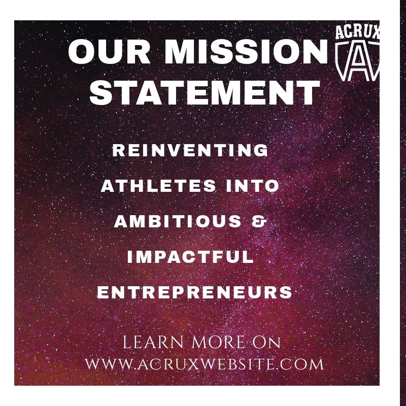 AcruxConsulting's tweet photo. Sounds simple, using the words of the late Steve Jobs, "Simplicity is the ultimate sophistication"

Just like that, we are empowering athletes to continue competing in a newfound passion even after the final whistle.

#Acrux https://t.co/5sPTarsz14