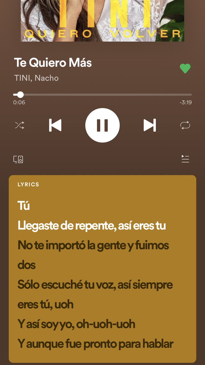 Tini Tini Tini Today On Twitter Now You Can Sign Along To Tini S Songs On Spotify With Their New Feature Https T Co Ch6jnmhcnu tini tini tini today on twitter now