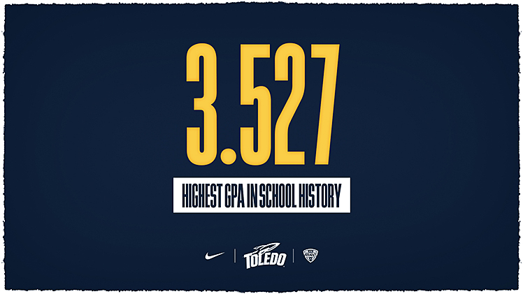 UToledo's tweet photo. Congratulations to our @ToledoRockets student-athletes that earned a combined record 3.527 GPA during the spring semester.

https://t.co/u2DtvBlbhO https://t.co/KB9SKp9iXG