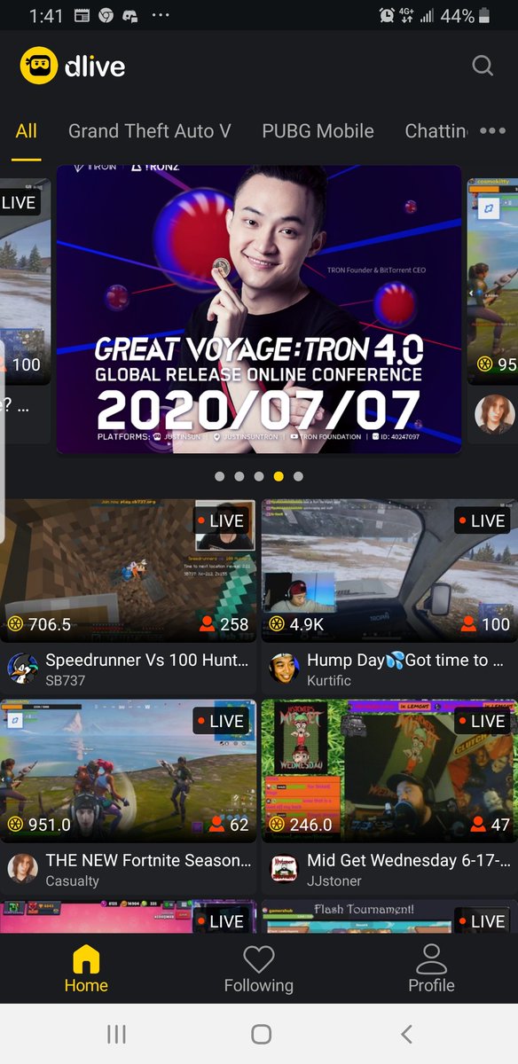 <a href="/TronWalletMe/">TronWalletMe</a> TRON.VOYAGE <a href="/ExploreCanada/">Canada</a>

#TRON 4.0 

#THEGREATVOYAGE 🛸

#GREATVOYAGE🚀

Follow <a href="/sunyuchentron/">孙宇晨（去过太空版）🧑‍🚀</a>
@OfficialTRONZ  <a href="/TronWalletMe/">TronWalletMe</a>🤳
<a href="/Tronfoundation/">TRON Dao</a> &amp; myself

Enter simply post a 
#music #video/#song that you like on <a href="/YouTube/">YouTube</a> &amp; proof of vote for any #TRONSRs 

#WEARETRON