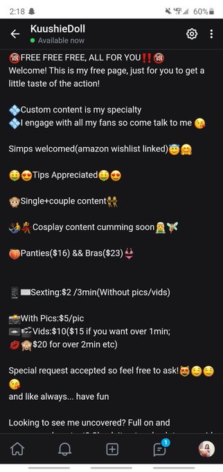 Check out my FREE PAGE @https://onlyfans.com/kushiedoll4free https://t.co/jY685qAZLd<a class="tags" target="_blank" title="On Twitter" href="/?out=eyJ0eXAiOiJKV1QiLCJhbGciOiJIUzUxMiJ9.eyJpYXQiOjE3MjUzODk1MzMsImlzcyI6InR3cG9ybnN0YXJzLmNvbSIsIm5iZiI6MTcyNTM4OTUzMywiZXhwIjoxNzU2OTI1NTMzLCJyZWRpcmVjdF91cmwiOiJodHRwczovL3R3aXR0ZXIuY29tL2h0dHBzIn0.PmiwHWjUJINb-aEGy7TidX_WUT726jUFmWpSSzwqcUiPaz5eO0ifeFz-XRxCx9Gde7FjTcTuQVZ5uvAVgbhAmQ">@https</a><a href="/tag/snapchat"class="tags"><span>#snapchat</span></a><a href="/tag/promo"class="tags"><span>#promo</span></a><a href="/tag/sub"class="tags"><span>#sub</span></a><a href="/tag/of"class="tags"><span>#of</span></a><a href="/tag/subscribe"class="tags"><span>#subscribe</span></a><a href="/tag/newvideo"class="tags"><span>#newvideo</span></a>