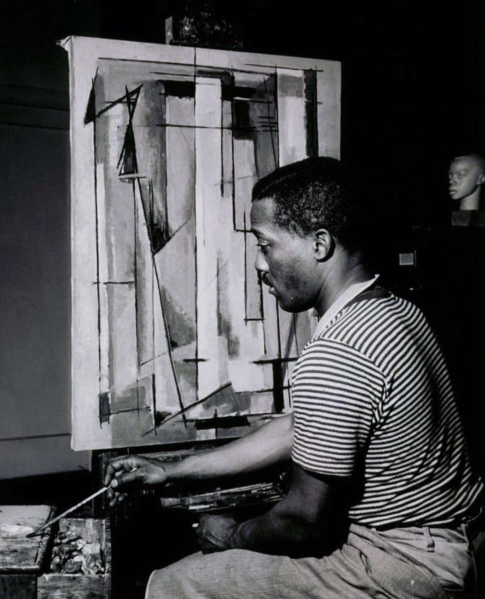 #normanlewis #artist at work #donaldlocke #jacoblawrence #augustasavage #edmonialewis #alfredconteh #charleypalmer #henryossawa #jackwhitten #johnbiggers #mertonsimpson#elizabethcattlett #juliemehretu #jamesvanderzee #robertcolescott #almathomas #erniebarnes