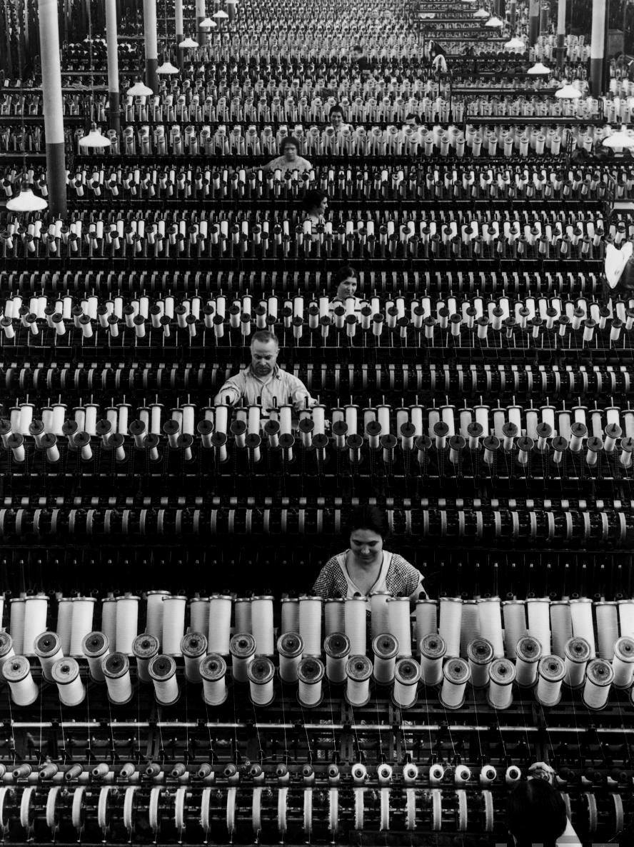 Margaret Bourke-White, Workers At The American Woolen Co, 1935