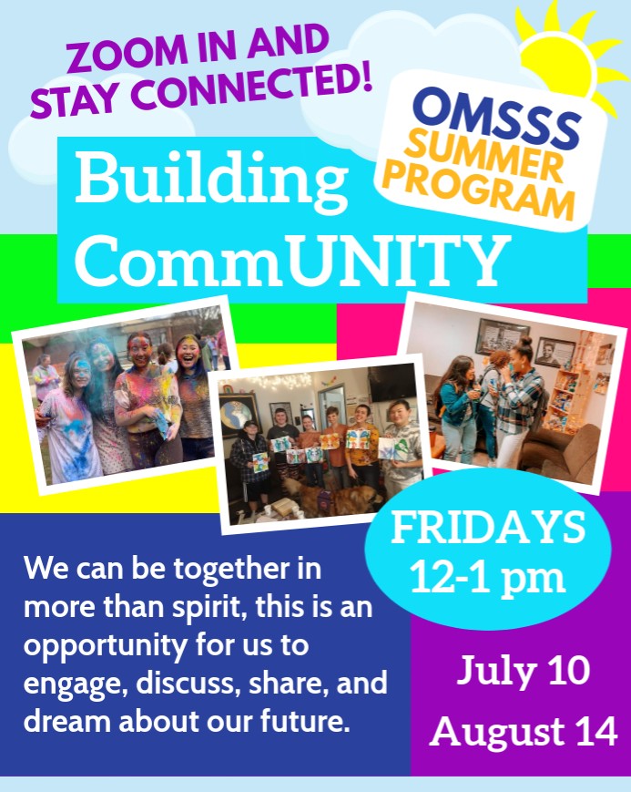 omsssksc's tweet photo. NEXT FRIDAY (7/10) @ 12 pm
Reflect on where you're at, (re)connect with KSC, and explore how we can co-create the communities we want and need. We hope that you will join us so that we can engage, discuss, share, and dream about our future together!
DM us for the Zoom info! https://t.co/31KWHVxRay