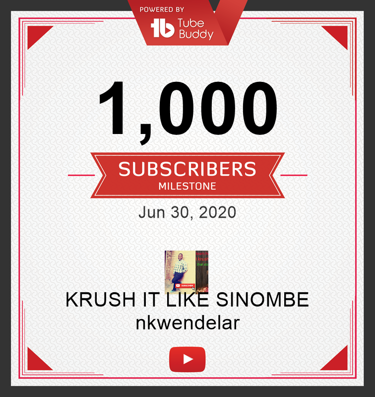 ENkwendela's tweet photo. Thanks to everyone that subscribed to my YouTube channel https://t.co/yrI1pp4gZQ