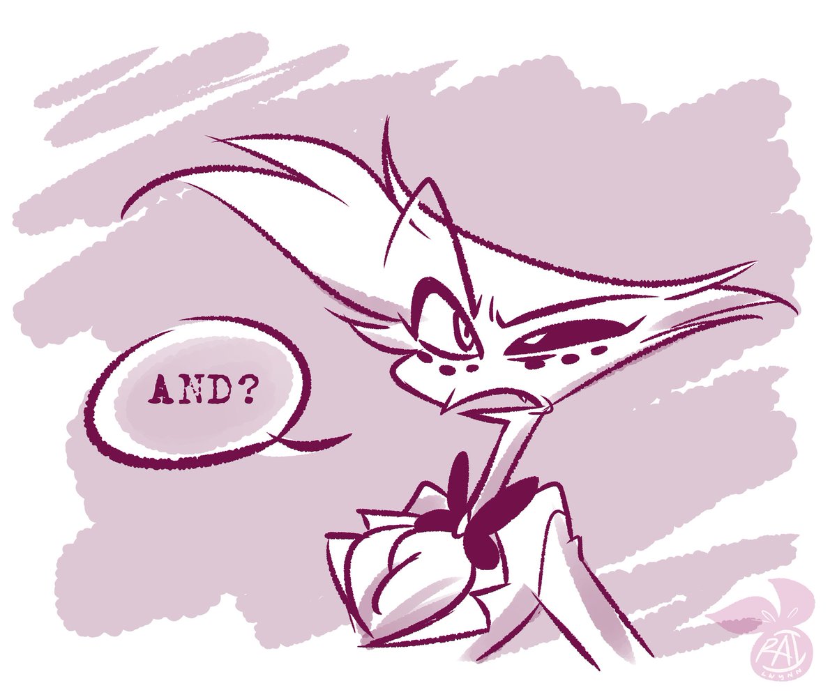 I continue my habit of drawing characters with shitty jokes when I'm sad, now with the Hazbin cast!
Might do more idk
#HazbinHotel #HazbinHotelFanart #HazbinHotelAngelDust