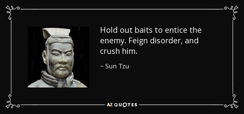 Trump sees opportunities where others see none.He's entirely unorthodox in his thinking.HE'S USING SUN TZU TO GUIDE HIS CAMPAIGN.