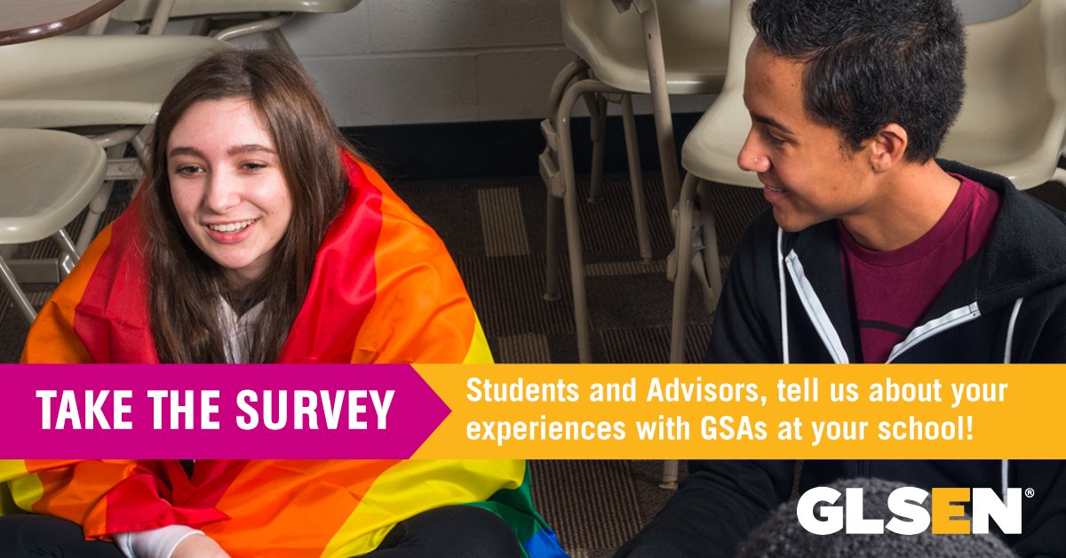 WeAreNPA's tweet photo. NASSP Members: @GLSEN wants to hear about the work you do to support #LGBTQ students and how you create an inclusive environment in your school! Take their GSA survey today: https://t.co/RD0KtE39Dl https://t.co/Lgbs5D8UG0