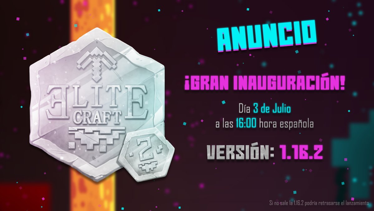 ElRichMC's tweet photo. ¡Estoy extremadamente feliz de anunciar que esta semana comienza #EliteCraft2SMP!

Próximamente los participantes confirmados serán anunciados en @EliteCraftSMP.

¡Espero que disfrutéis de todo lo que he preparado para que esta segunda edición le de mil vueltas a la primera! https://t.co/DPSGFj00AH