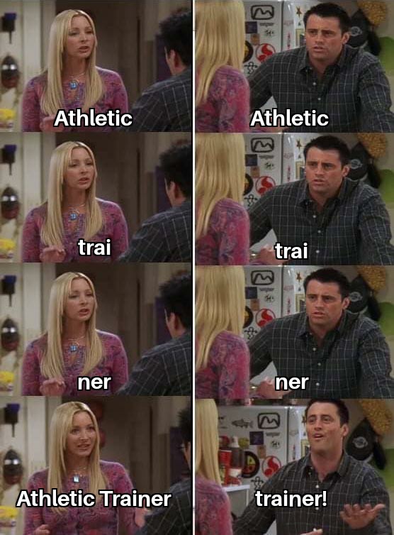 So close #AthleticTrainers