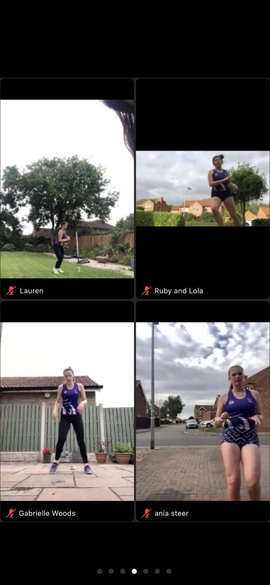 Our Elite and Elite Plus girls loved their virtual session tonight with <a href="/Npanagarry/">nataliepanagarry</a> <a href="/MaiasNetball/">MAIAS NETBALL</a> Thankyou so much!! #aspirenetball #netball #englandnetball