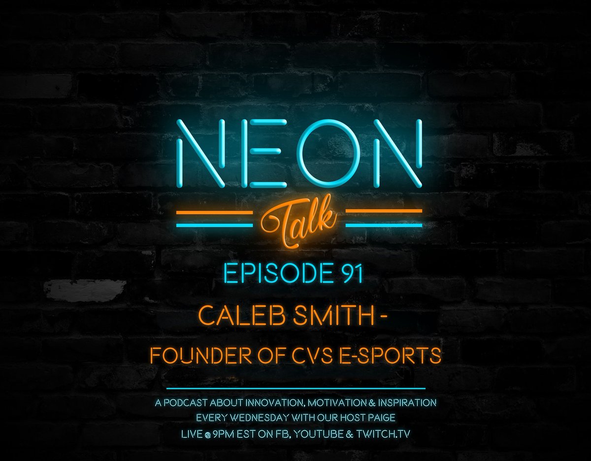 TeamNeonBlack's tweet photo. 🔥Tomorrow on Neon Talk our  guest @GeneralCVS joins us once again! 
.
🎧Tune in to Episode 91 with our Host Paige Hardy LIVE on Facebook, YouTube and Twitch at 9pm est.
.
https://t.co/xhNHIsrf3u
.
#neontalkpodcast #neontalk. https://t.co/7CAr2uUjiM